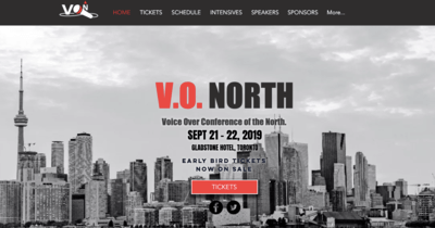 V.O.North website from Kim Handysides Voice Over