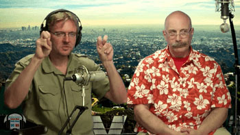 Hosts of vobs.tv voice over show