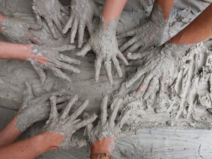 Hands in mud Kim Handysides Voiceover